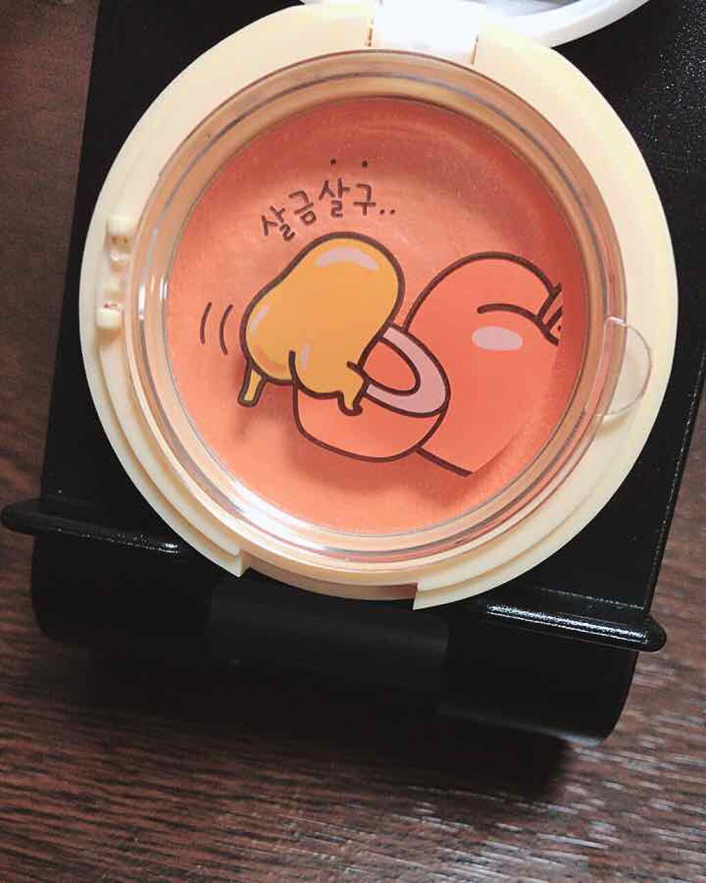 ホリカホリカ ぐでたま クッションパフ/HOLIKA HOLIKA/パフ・スポンジを使ったクチコミ(3枚目)
