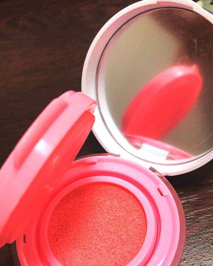 クッション ブラッシャー/ネイチャーリパブリック/ジェル・クリームチークを使ったクチコミ(3枚目)