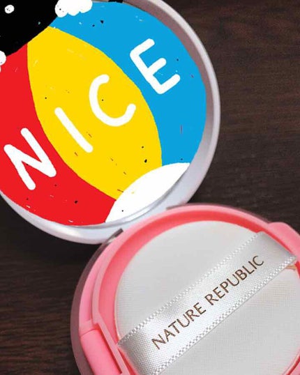 クッション ブラッシャー/ネイチャーリパブリック/ジェル・クリームチークを使ったクチコミ(2枚目)