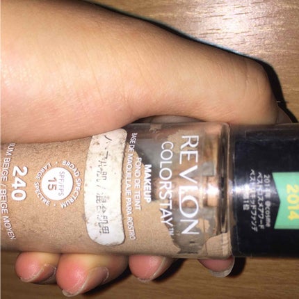 カラーステイ メイクアップ/REVLON/リキッドファンデーションを使ったクチコミ(1枚目)