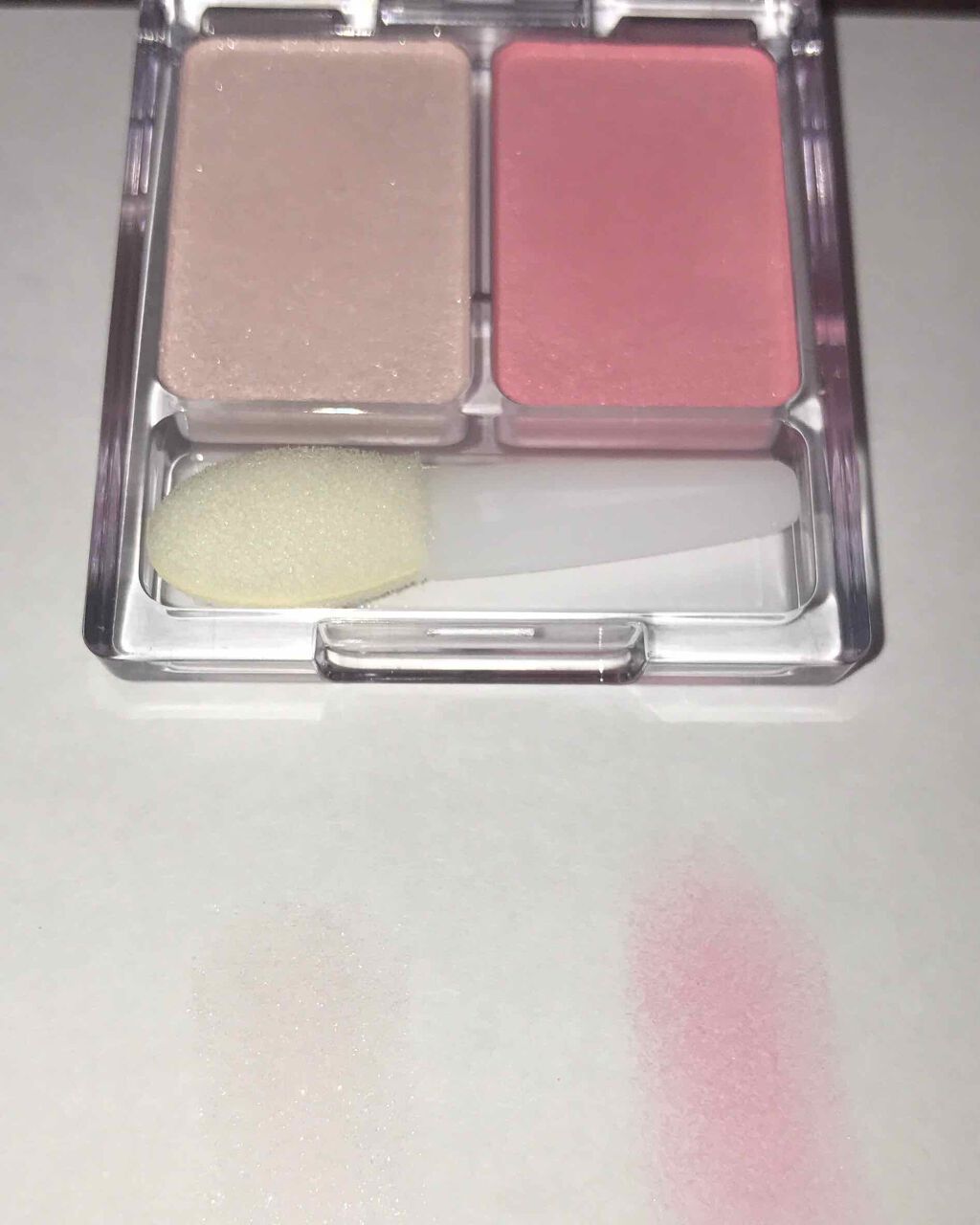 ツーカラー アイシャドウ ラメシリーズ/CEZANNE/アイシャドウパレットを使ったクチコミ(1枚目)