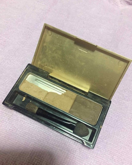 エクスクィシテ アイブローパレット/DAISO/パウダーアイブロウを使ったクチコミ(3枚目)