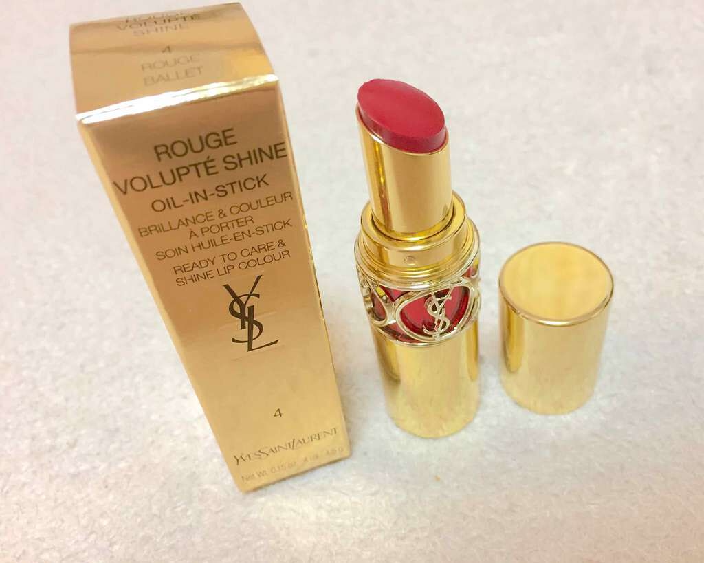 ルージュ ヴォリュプテ シャイン/YVES SAINT LAURENT BEAUTE/口紅を使ったクチコミ(1枚目)