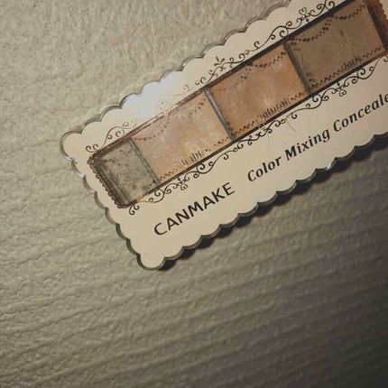 カラーミキシングコンシーラー/キャンメイク/パレットコンシーラーを使ったクチコミ(1枚目)