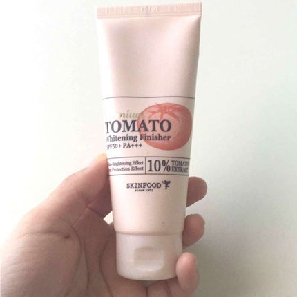 プレミアムトマト ブライトニング フィニッシャー/SKINFOOD/化粧下地を使ったクチコミ(2枚目)