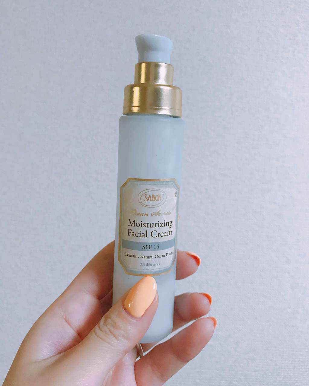 オーシャンシークレット モイスチャライジング フェイシャルクリーム SPF15/SABON/日焼け止め・UVケアを使ったクチコミ(1枚目)