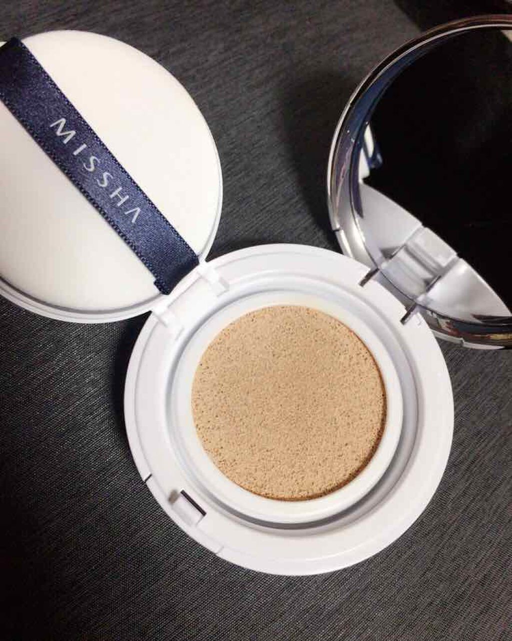 M クッション ファンデーション(モイスチャー)/MISSHA/クッションファンデーションを使ったクチコミ(3枚目)