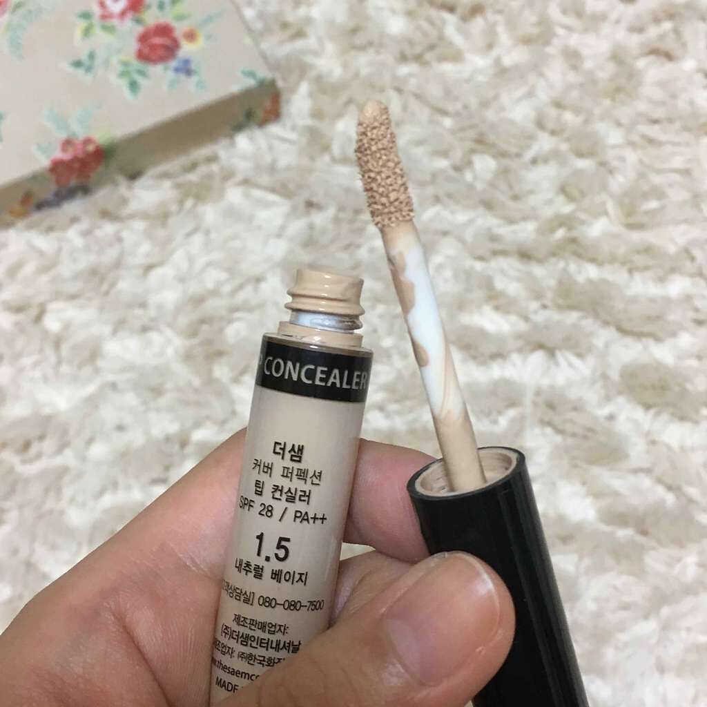 カバーパーフェクション チップコンシーラー/the SAEM/リキッドコンシーラーを使ったクチコミ(2枚目)