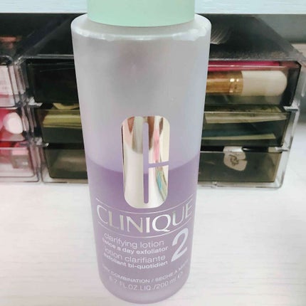 クラリファイング ローション 2/CLINIQUE/拭き取り化粧水を使ったクチコミ(1枚目)