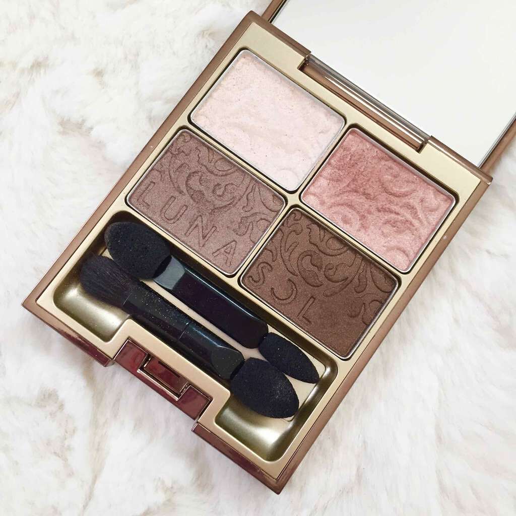 グレイスコントラスティングアイズ/LUNASOL/アイシャドウパレットを使ったクチコミ(1枚目)