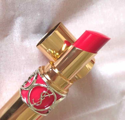 ルージュ ヴォリュプテ シャイン/YVES SAINT LAURENT BEAUTE/口紅を使ったクチコミ(1枚目)