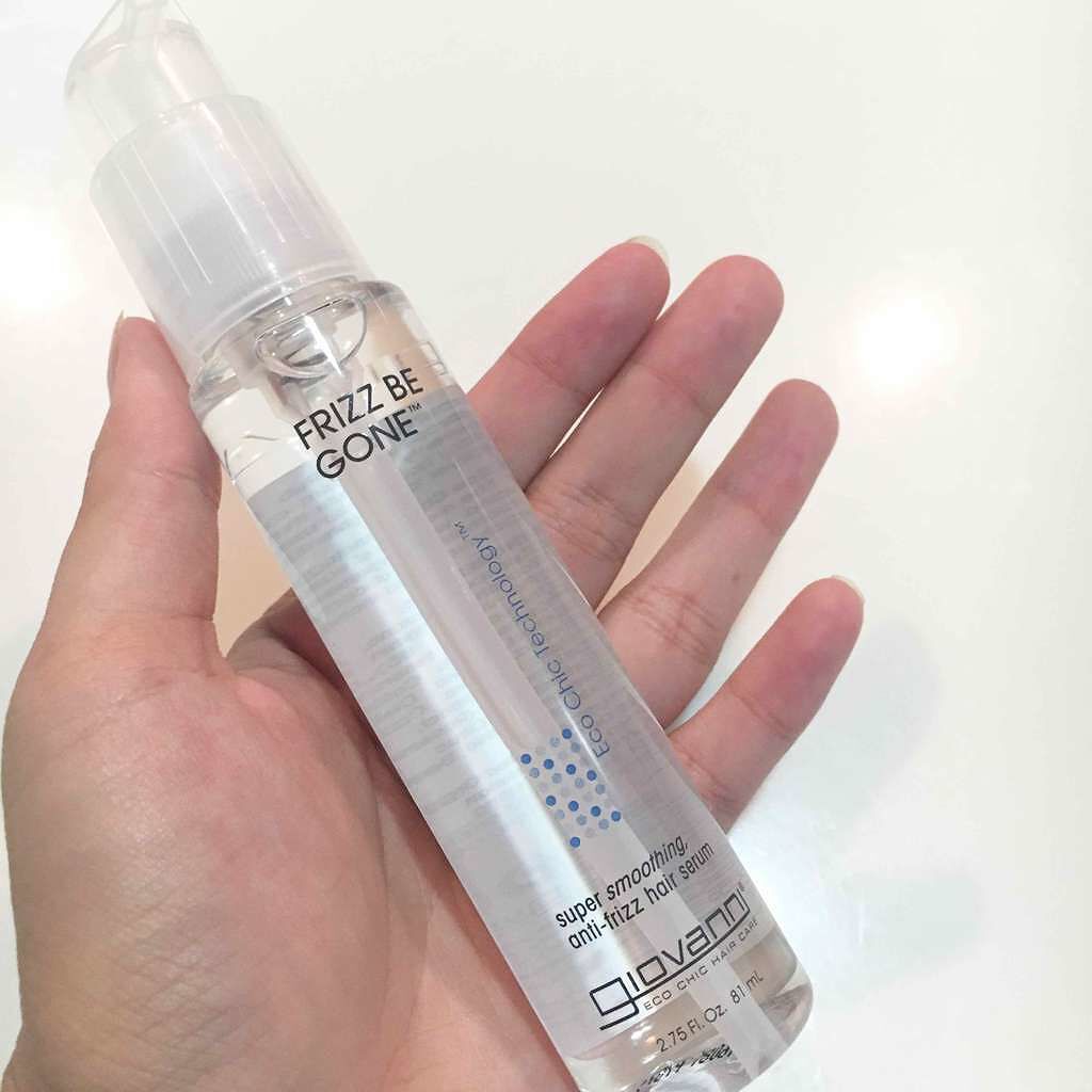 フリッズビーゴーン スムージング ヘアセラム/giovanni/ヘアオイルを使ったクチコミ(2枚目)