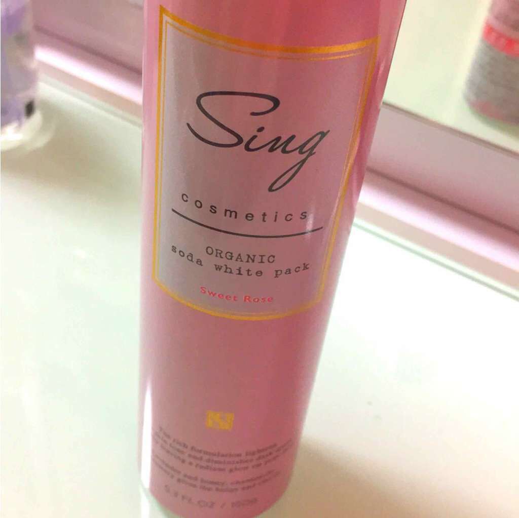 オーガニック炭酸ホワイトパック/Sing/洗い流すパック・マスクを使ったクチコミ(1枚目)