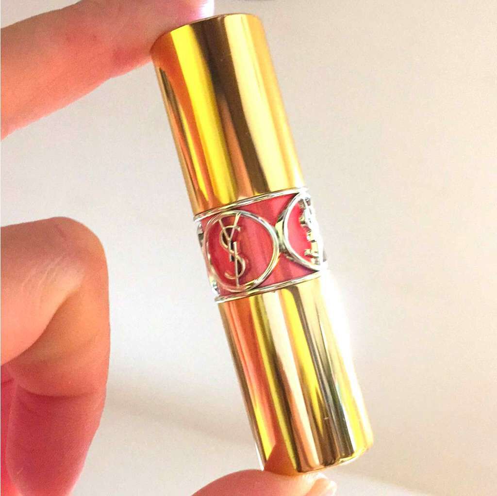 ルージュ ヴォリュプテ シャイン/YVES SAINT LAURENT BEAUTE/口紅を使ったクチコミ（1枚目）