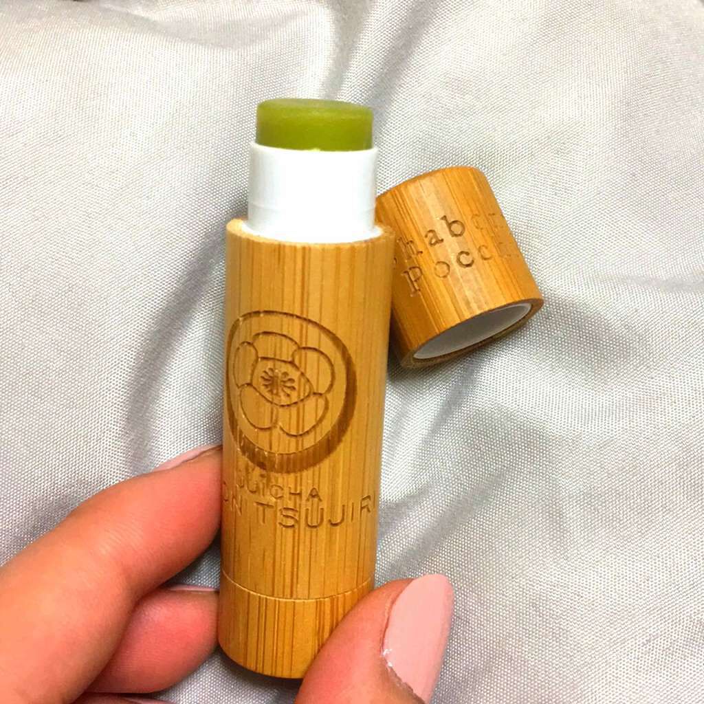 京さんぽりっぷくりーむ 祇園辻利 「抹茶」 Matcha green tea/しゃぼんやぽっち/リップクリームを使ったクチコミ(1枚目)