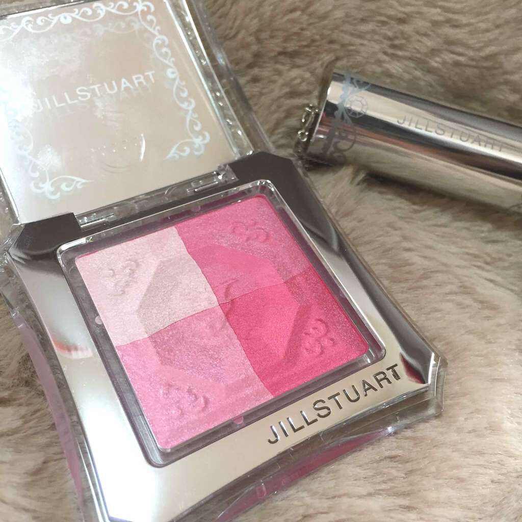 レイヤーブラッシュ コンパクト 01 baby berry/JILL STUART/パウダーチークを使ったクチコミ（1枚目）