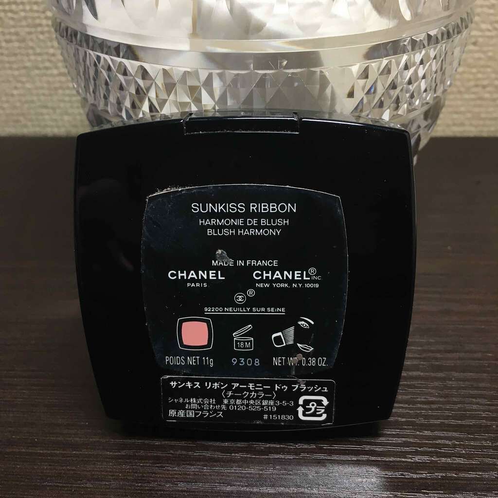 サンキス リボン アーモニー ドゥ ブラッシュ/CHANEL/パウダーチークを使ったクチコミ(2枚目)