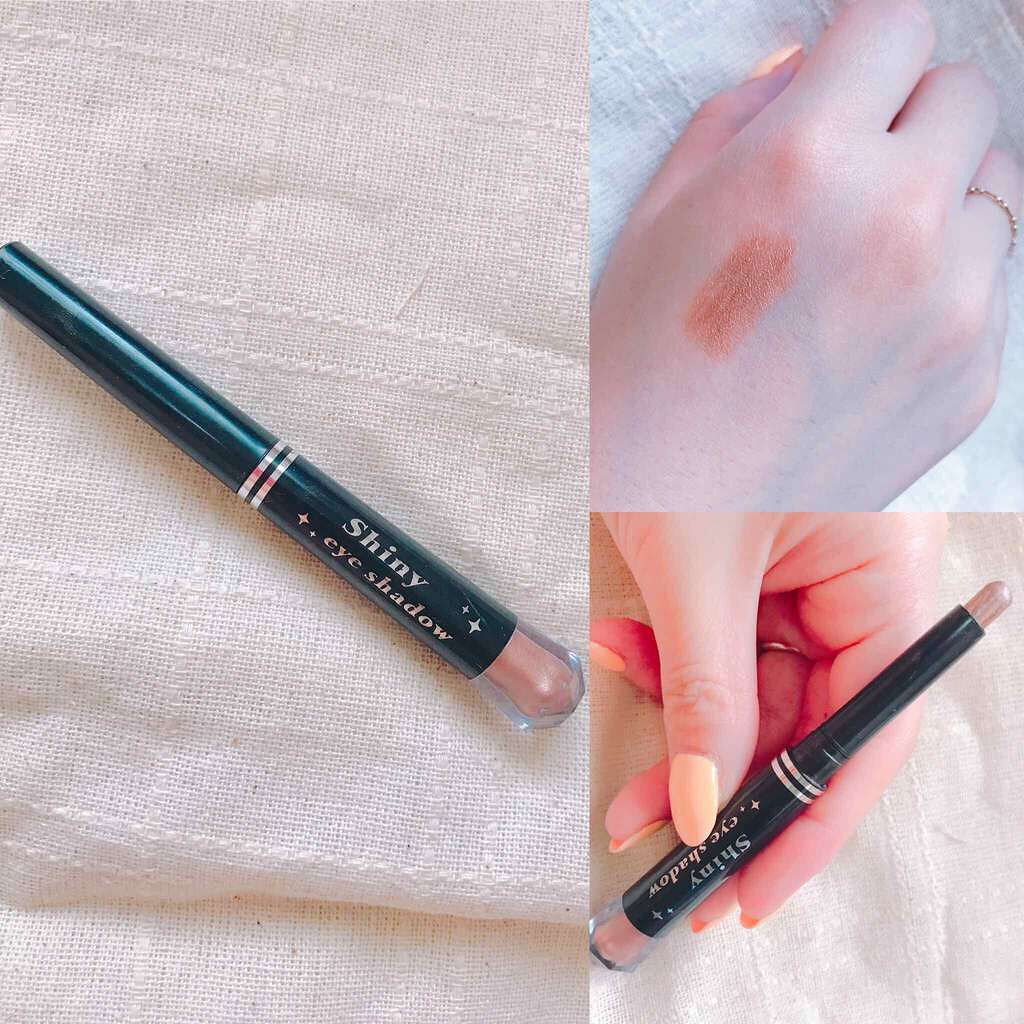 シャイニーアイシャドウ/DAISO/スティックアイシャドウを使ったクチコミ(1枚目)