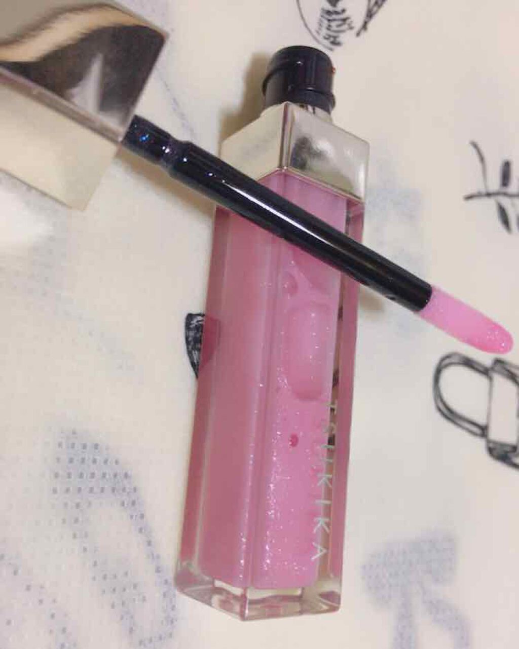 つき華 リクイドリップ/メナード/口紅を使ったクチコミ（1枚目）