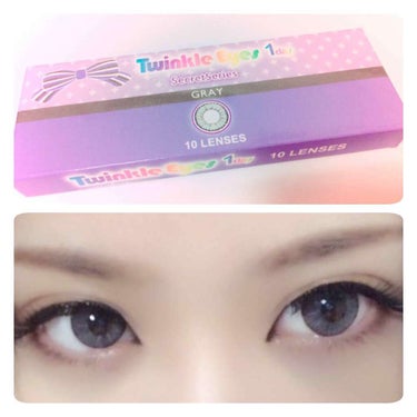 Twinkle Eyes 1day
SecretSeries

color : グレイ
BC : 8.7mm
DIA : 14.5mm
着色直径 : 不明
製造国 : 台湾
含水率 : 38%
10枚入