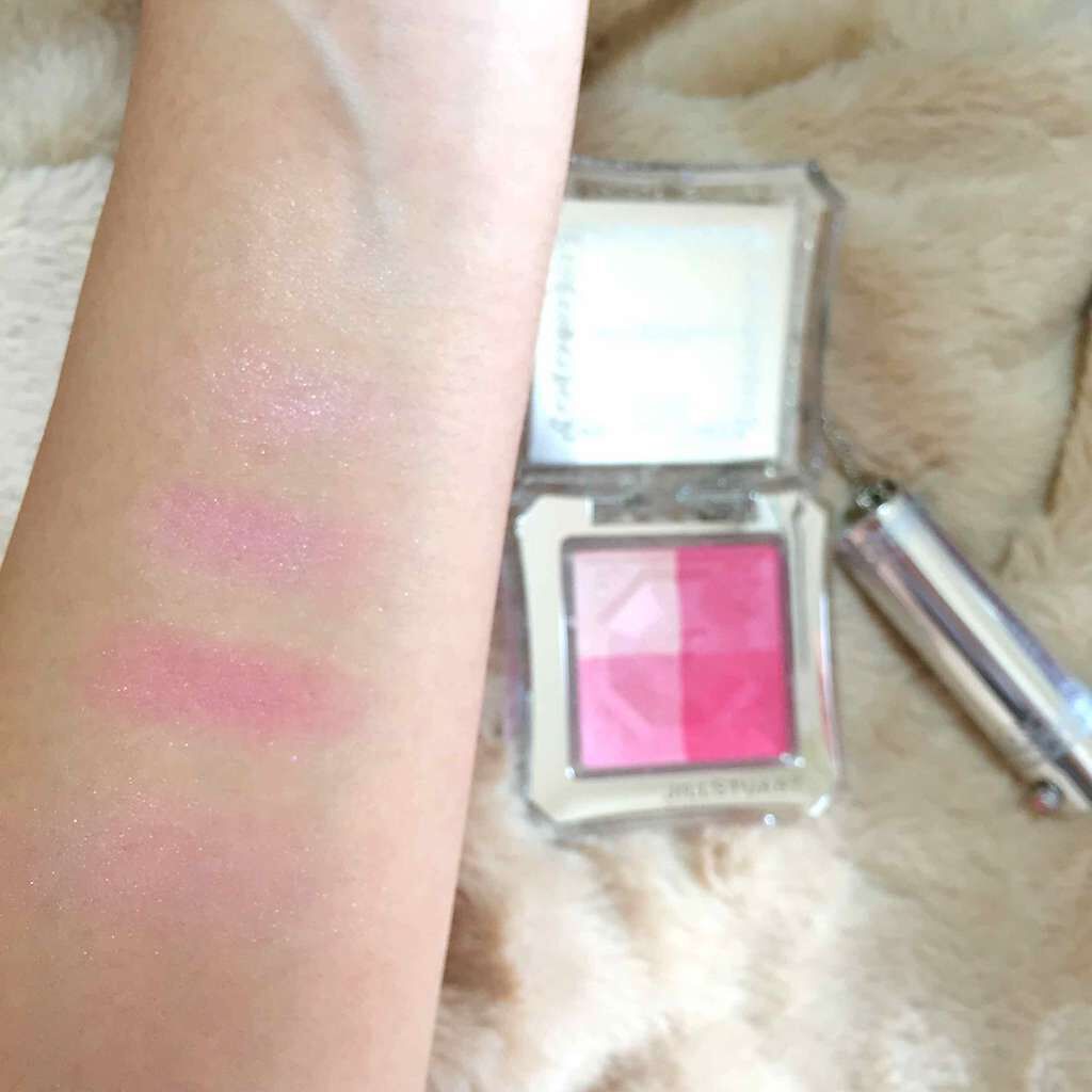 レイヤーブラッシュ コンパクト 01 baby berry/JILL STUART/パウダーチークを使ったクチコミ（2枚目）