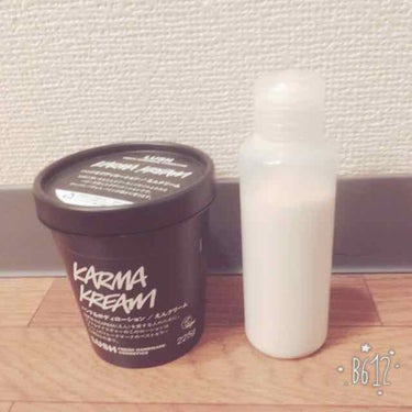 ラッシュ えんクリームのクチコミ「▷KARMA KREAM(えんクリーム)
(LUSH)

ハンド&ボディローションです。
私は.....」（1枚目）