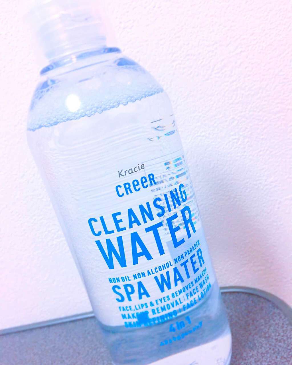 水クレンジング(旧)/CReeR/化粧水を使ったクチコミ（1枚目）