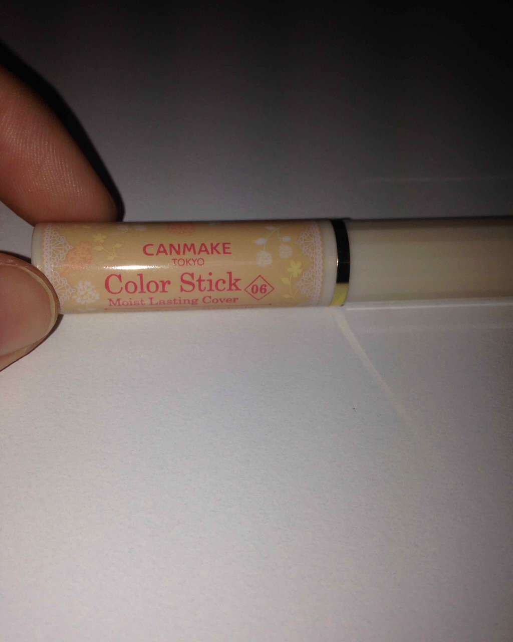 カラースティック モイストラスティングカバー/キャンメイク/スティックコンシーラーを使ったクチコミ(1枚目)