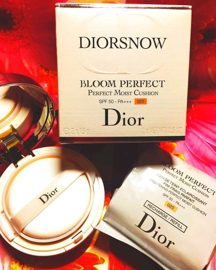 スノー ブルーム パーフェクト クッション SPF50/PA+++/Dior/クッションファンデーションを使ったクチコミ(1枚目)