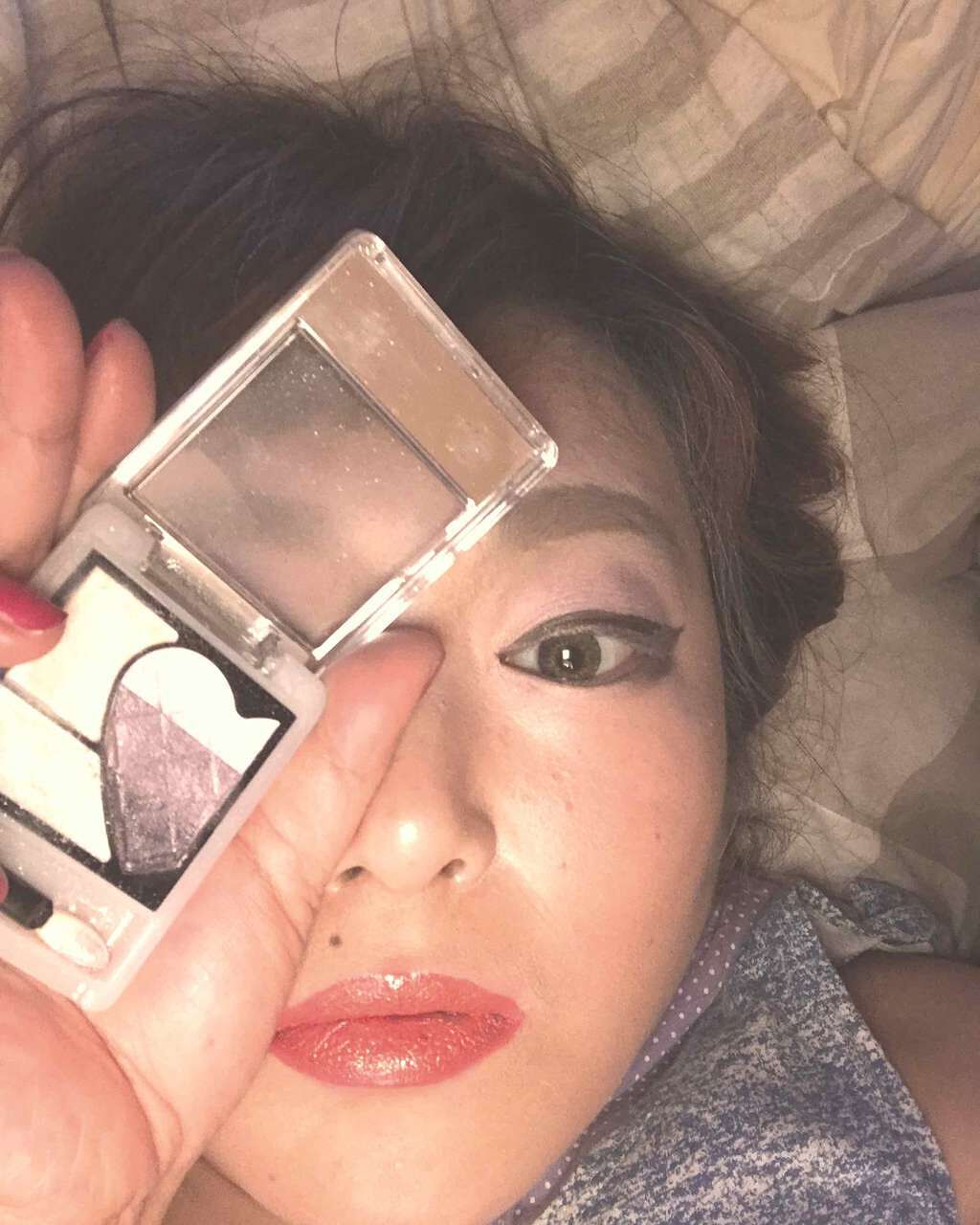 レインボーグラデアイズ/インテグレート/アイシャドウパレットを使ったクチコミ（1枚目）