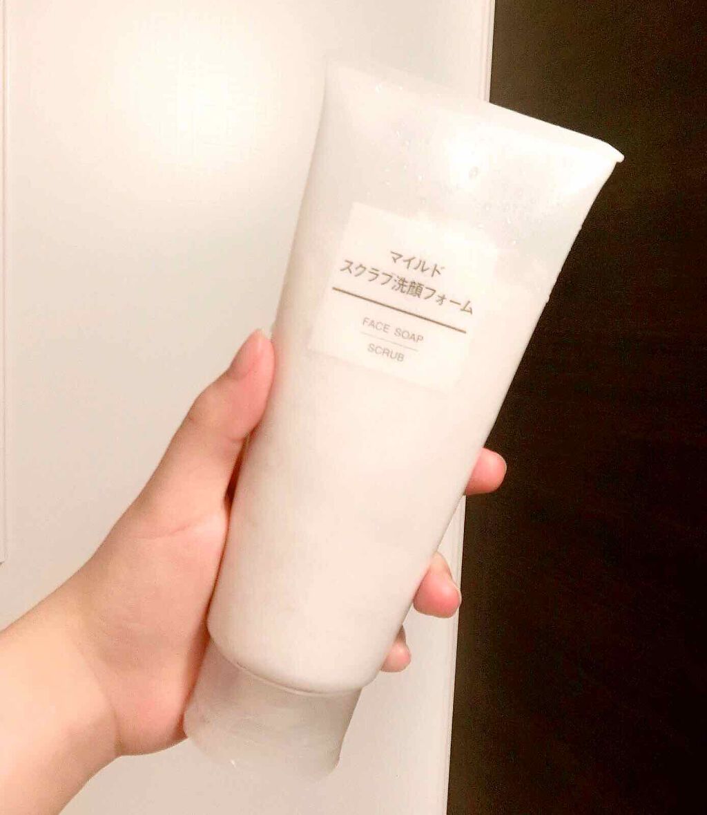 マイルドスクラブ洗顔フォーム/無印良品/スクラブ・ゴマージュを使ったクチコミ(1枚目)