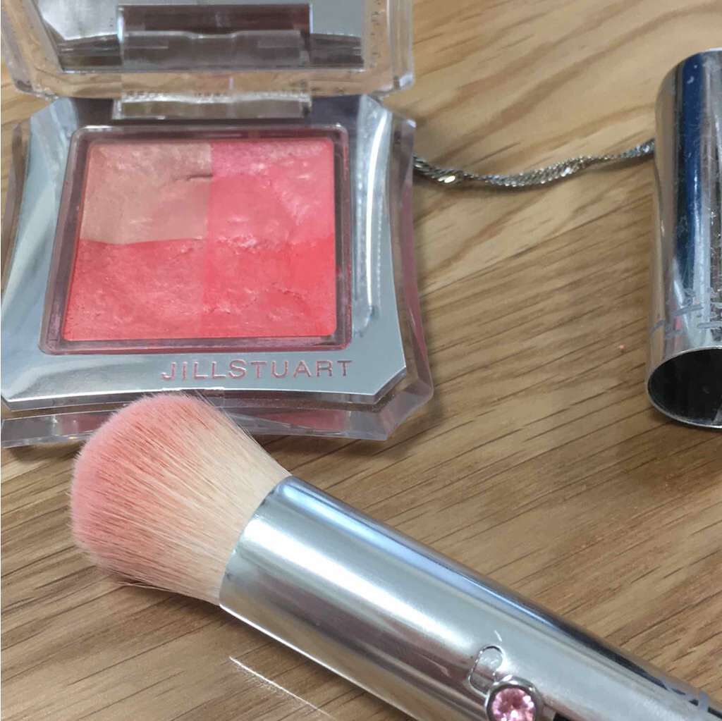 レイヤーブラッシュ コンパクト 02 pop sorbet/JILL STUART/パウダーチークを使ったクチコミ（1枚目）
