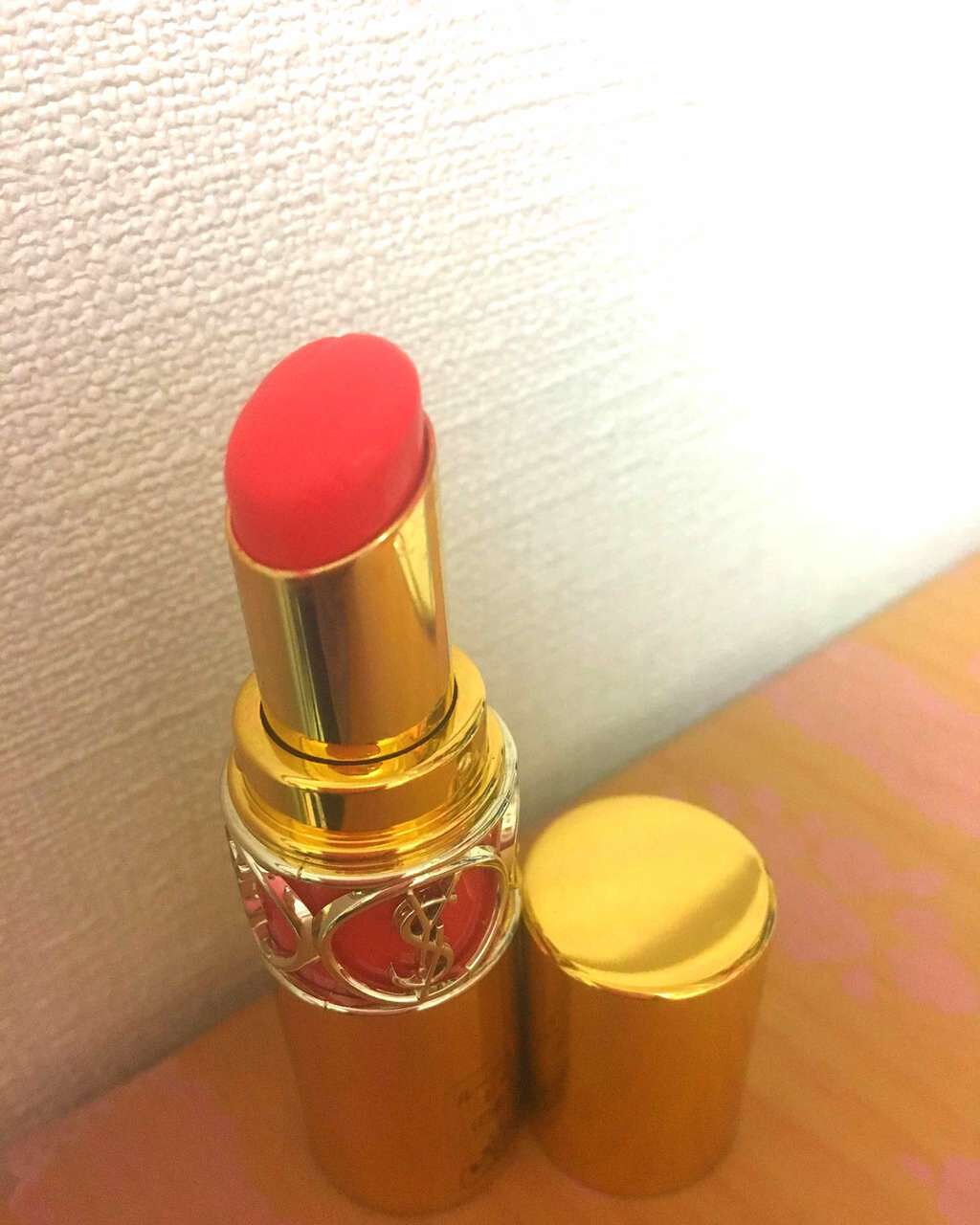 ルージュ ヴォリュプテ シャイン/YVES SAINT LAURENT BEAUTE/口紅を使ったクチコミ(1枚目)