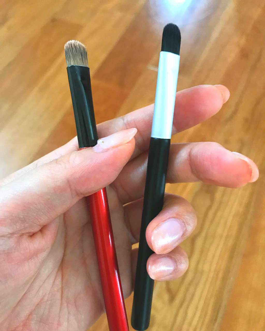 春姫 アイライナーブラシ/DAISO/メイクブラシを使ったクチコミ（1枚目）