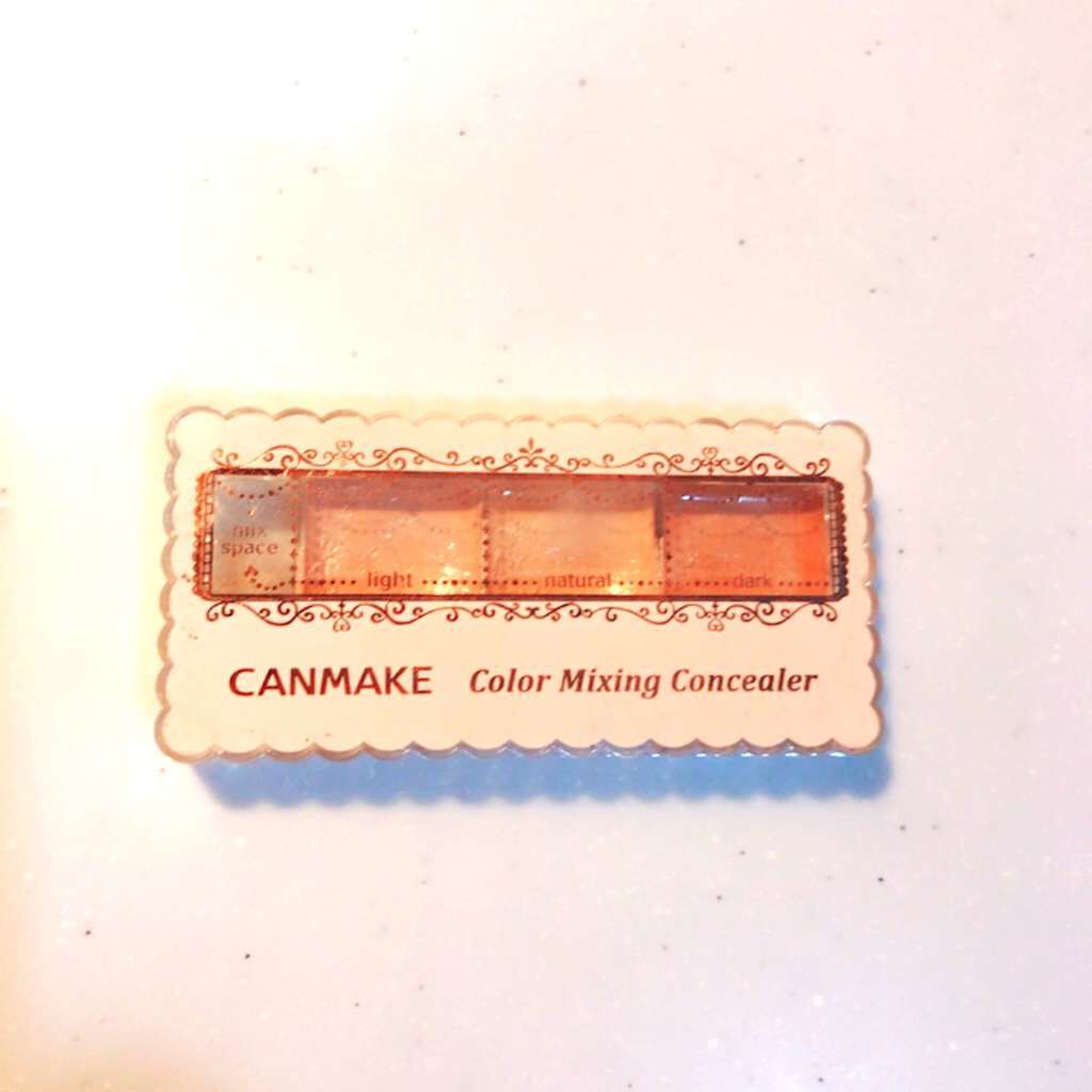 カラーミキシングコンシーラー/キャンメイク/パレットコンシーラーを使ったクチコミ(1枚目)