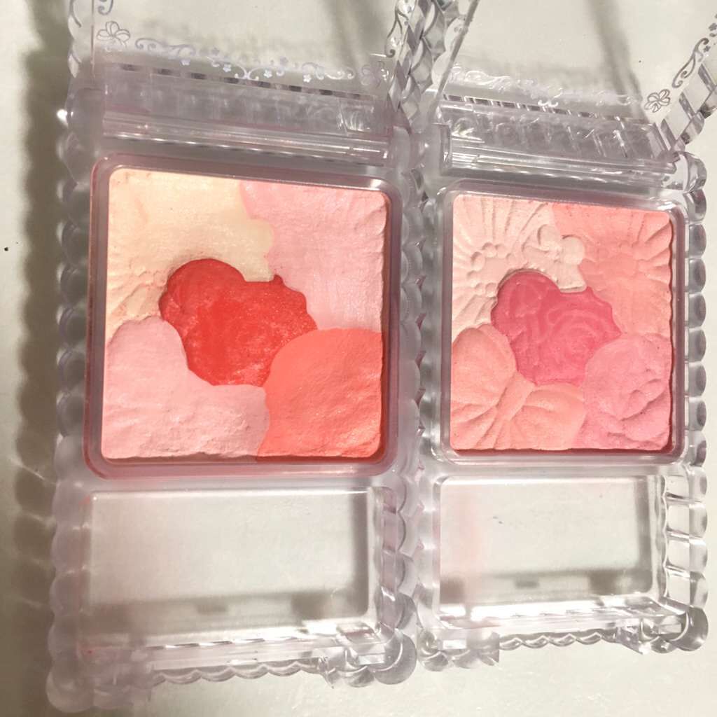 グロウフルールチークス/キャンメイク/パウダーチークを使ったクチコミ(2枚目)