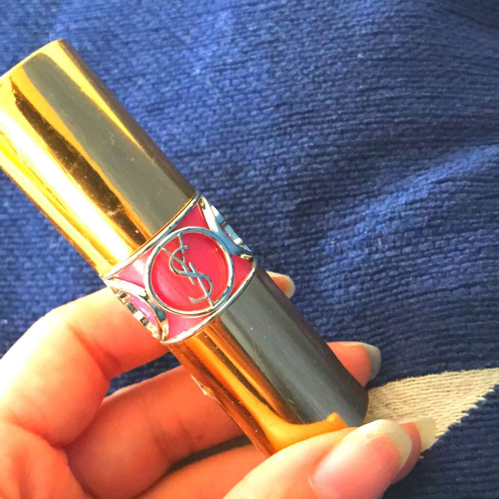 ルージュ ヴォリュプテ シャイン/YVES SAINT LAURENT BEAUTE/口紅を使ったクチコミ（1枚目）