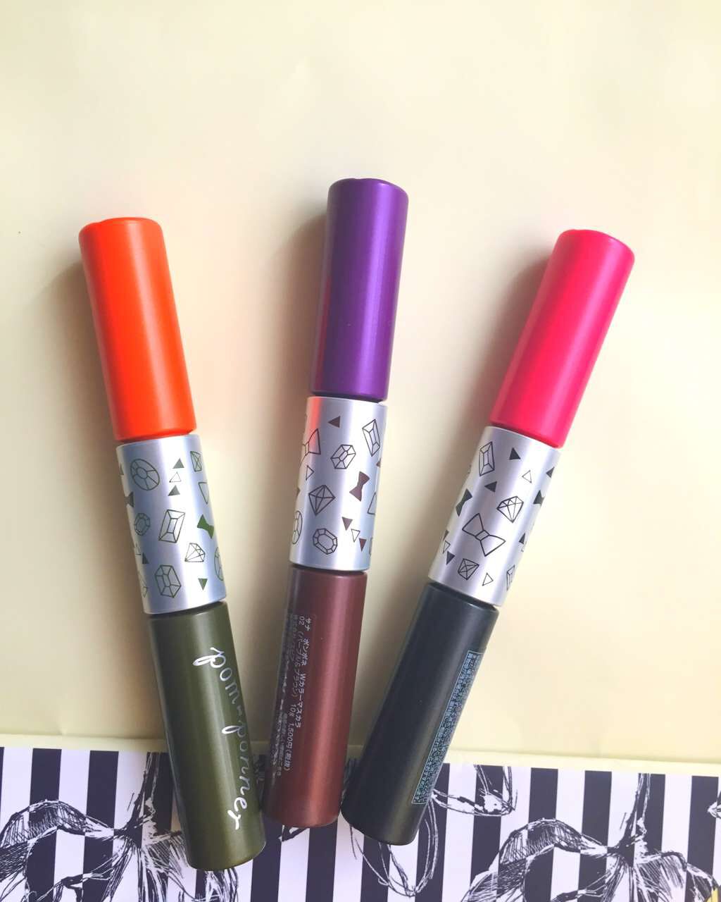 Wカラーマスカラ/ポンポネ/マスカラを使ったクチコミ(1枚目)