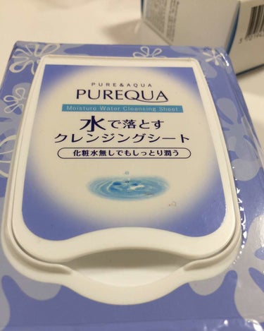 PUREQUA水で落とすクレンジング/PUREQUA(ピュアクア)/クレンジングシートを使ったクチコミ（1枚目）