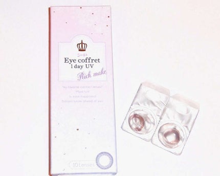 アイコフレ ワンデー UV/シード/ワンデー(1DAY)カラコンを使ったクチコミ(1枚目)