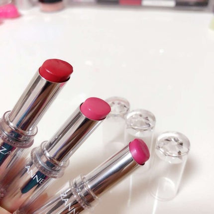 ラスティンググロスリップ/CEZANNE/口紅を使ったクチコミ(2枚目)