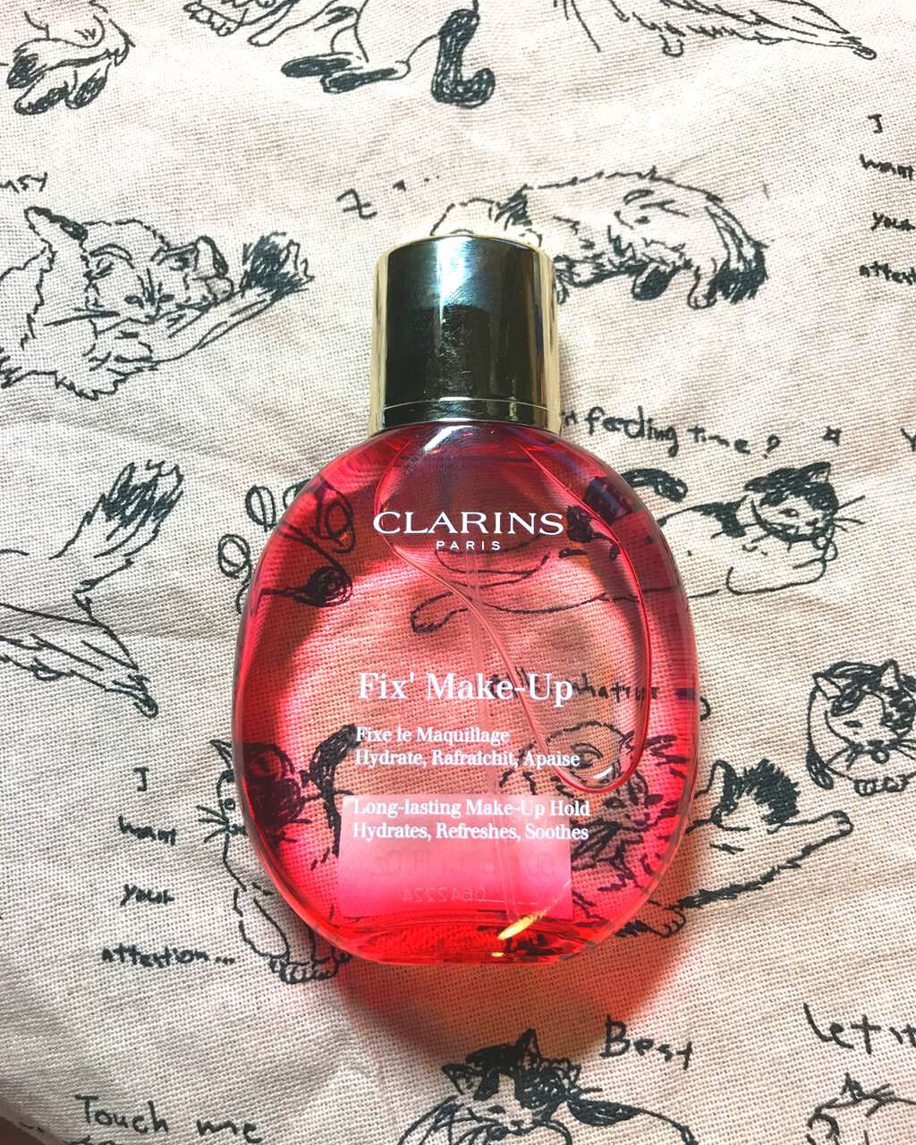 フィックス メイクアップ/CLARINS/ミスト状化粧水を使ったクチコミ(1枚目)