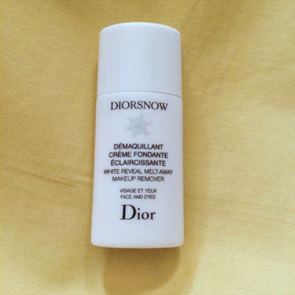 スノー メルティング メイクアップ リムーバー/Dior/ポイントメイクリムーバーを使ったクチコミ（1枚目）