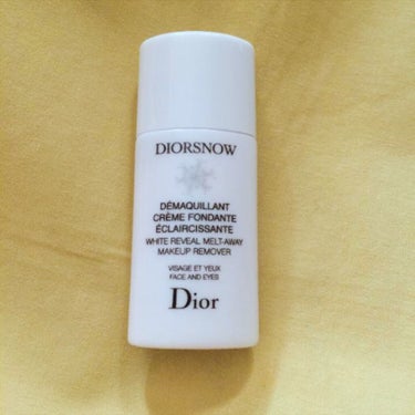 スノー メルティング メイクアップ リムーバー/Dior/ポイントメイクリムーバーを使ったクチコミ（1枚目）