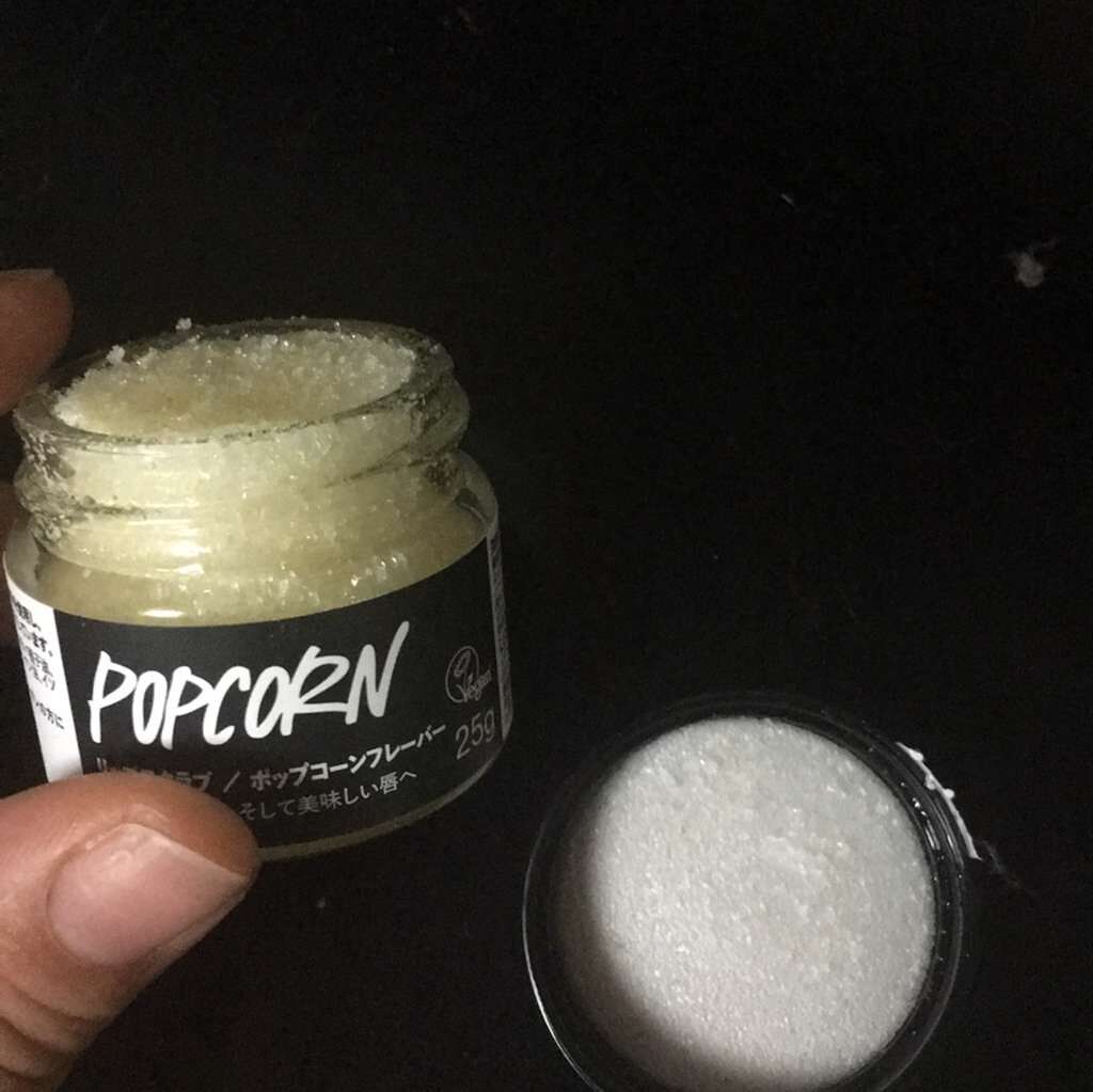 ポップコーンフレーバー リップスクラブ/ラッシュ/リップスクラブを使ったクチコミ(1枚目)