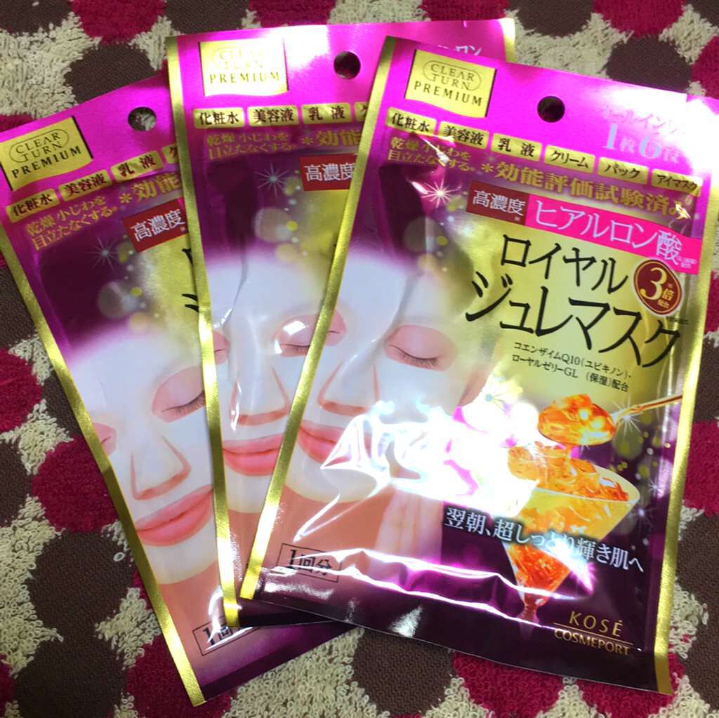 プレミアム ロイヤルジュレマスク(ヒアルロン酸)/クリアターン/シートマスク・パックを使ったクチコミ（1枚目）