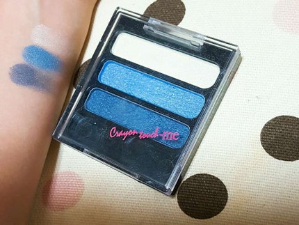 3色アイシャドウ/crayontouch-me/アイシャドウパレットを使ったクチコミ(1枚目)