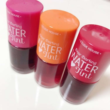 ETUDE HOUSE【エチュードハウス】
WATER Tint 
水だからさらさら濡れるし食べたり飲んだりしても全然落ちない！塗り直しがめんどくさい人にオススメ！！