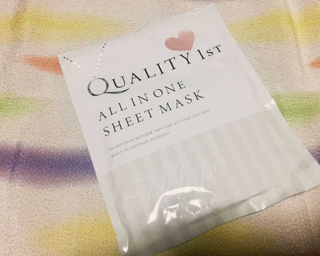 オールインワンシートマスク ホワイトEX/クオリティファースト/シートマスク・パックを使ったクチコミ(1枚目)
