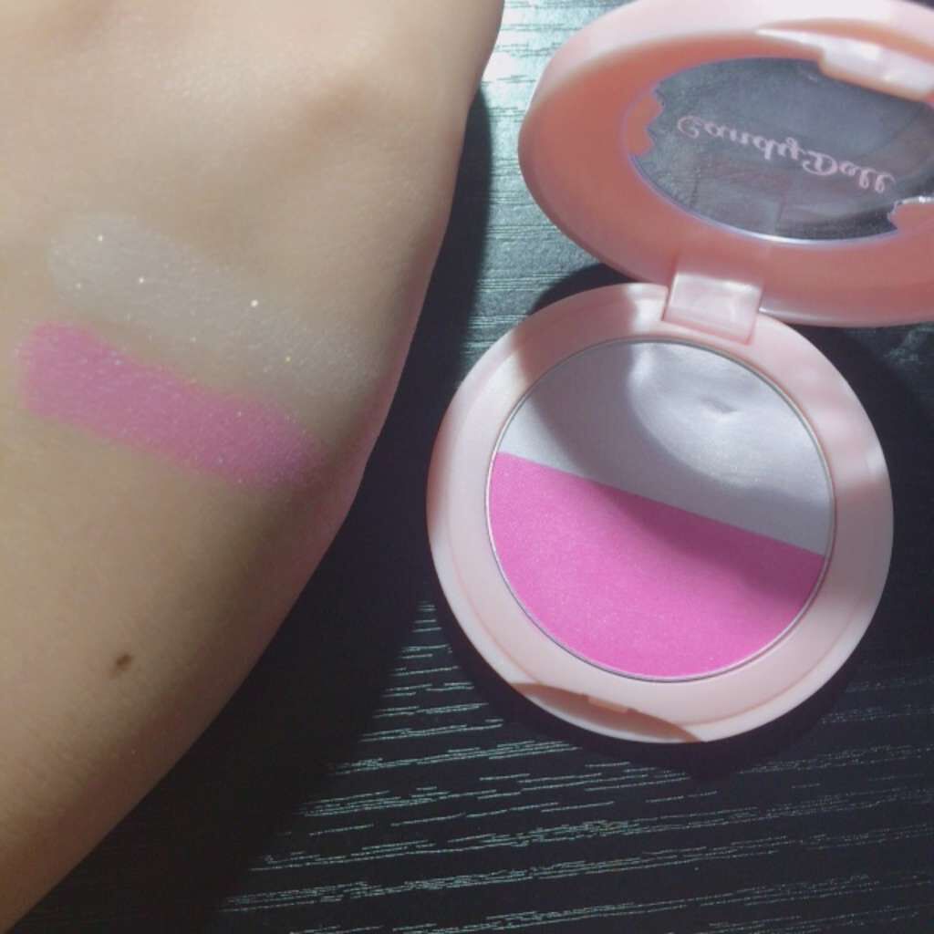 チークカラーデュオ/CandyDoll/パウダーチークを使ったクチコミ(3枚目)